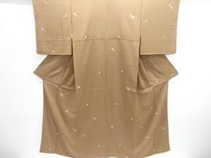 作家物　琵琶模様小紋着物